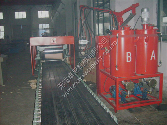 HOẶC tường / trần PU Sandwich Panel Dòng máy sản xuất với Aluminum Foil Facing