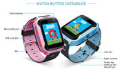 Thiết bị đeo cho trẻ em GPS mới Theo dõi thông minh Đồng hồ đeo tay Đồng hồ đeo tay Q529 với máy ảnh và đèn pin