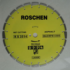14 inch Blades kim cương công nghiệp cắt cho đá cẩm thạch, bê tông chữa khỏi