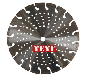 Dia 180mm 300mm 400mm bê tông bằng kim cương, sa thạch, Asphalt Saw Blades phân đoạn Loại