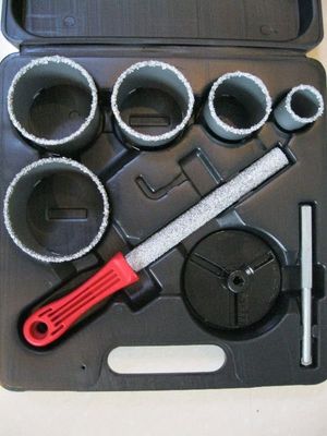 55mm khoan lỗ cưa cắt lỗ Mở Tile / Gạch, Tungsten Carbide lỗ Saw Kit
