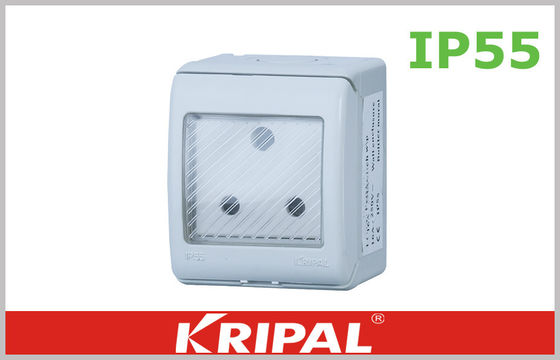 Nam Phi ngoài trời cắm Socket / 15 Amp Vòng Pin ổ cắm 250V