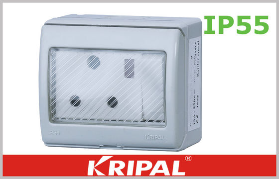 Nam Phi ngoài trời cắm Socket / 15 Amp Vòng Pin ổ cắm 250V