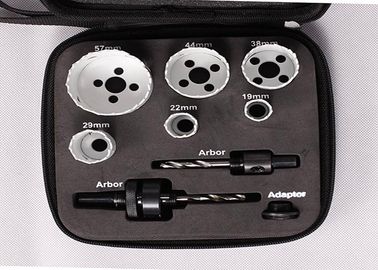 9PC HSS Bi kim loại lỗ Saw Đặt 35mm sâu Cut Với ​​vải hợp
