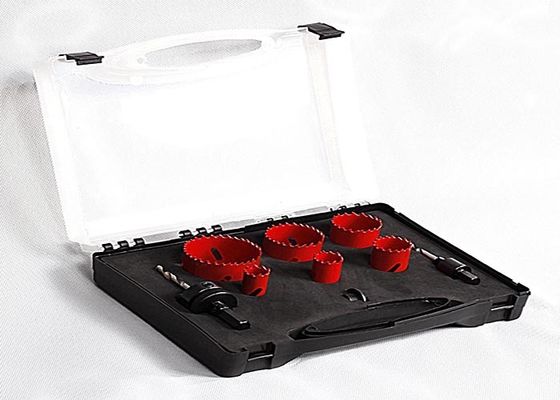 9PC HSS lưỡng kim lỗ Saw Set Với ​​trường hợp nhựa, lỗ Cutter Drill Bit