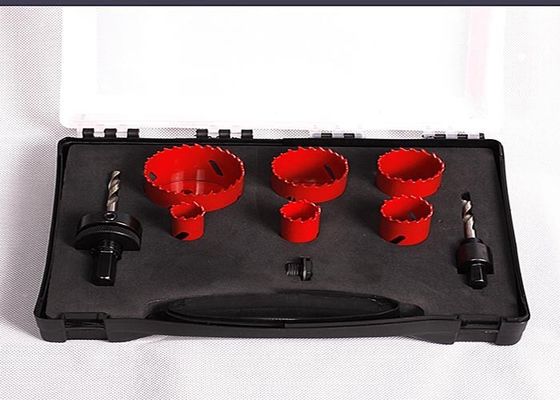 9PC HSS lưỡng kim lỗ Saw Set Với ​​trường hợp nhựa, lỗ Cutter Drill Bit
