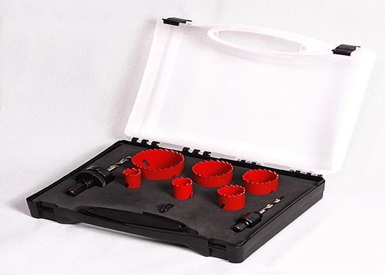 Thợ điện lưỡng kim lỗ Saw khoan Set Với ​​38mm cắt sâu, nhựa trường hợp