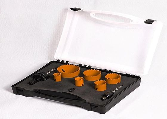 Thợ điện lưỡng kim lỗ Saw khoan Set Với ​​38mm cắt sâu, nhựa trường hợp