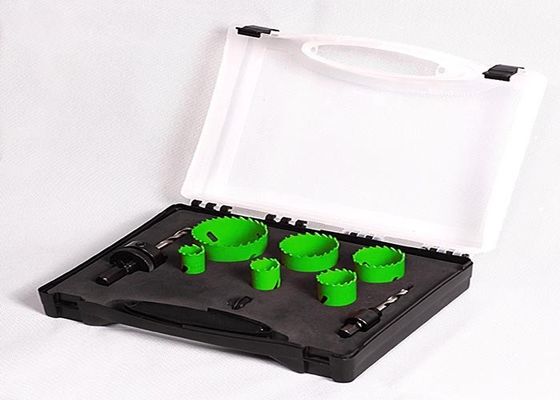 Thợ điện lưỡng kim lỗ Saw khoan Set Với ​​38mm cắt sâu, nhựa trường hợp
