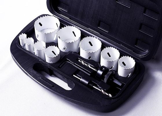 Trắng 1-3 / 8 &quot;2&quot; Răng Fine lưỡng kim lỗ Saw cụ cắt Đối cứng Sàn gỗ