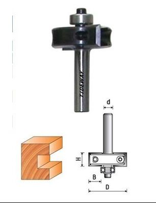 Hoàn thành bề mặt khía bit CNC router bằng dao đảo ngược