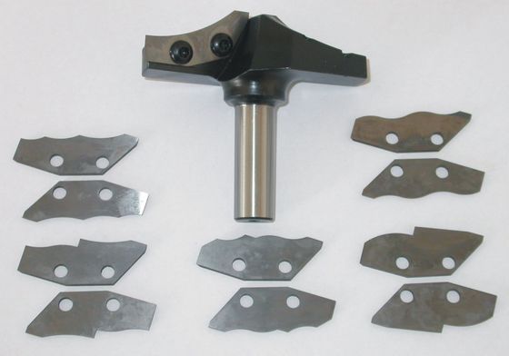 CNC Router Bits Với thể thay đổi Dao, 1/2 chuôi màu đen