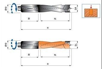 Carbon thép và cacbua lời khuyên TCT mũi khoan cho nhiều máy khoan