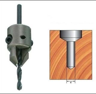 Bản lề / mũi khoan bit TCT khoan, Brad điểm hoặc điểm V