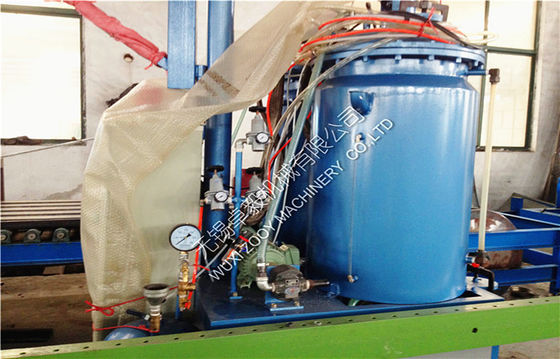 Bay cưa cắt hệ thống PU Máy Sandwich Panel Với 1 máy Set Cao Nhấn PU Foaming