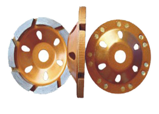 4 Inch Terrazzo Bê Tông Bêtông Xử lý Kim cương Pads / Metal Grinding Cup Wheel