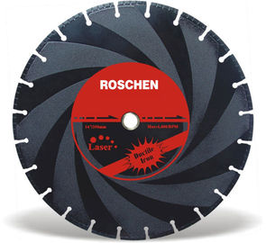 Chuyên viên kim cương cắt công cụ 9 inch Cắt lưỡi cho nhựa / bê tông