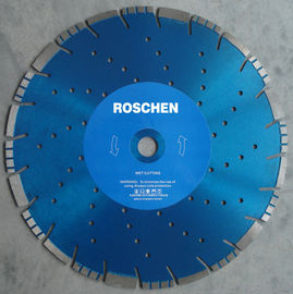 Chuyên viên kim cương cắt công cụ 9 inch Cắt lưỡi cho nhựa / bê tông