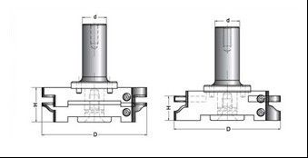 màu khung cửa bit router CNC Đen bằng dao thay đổi